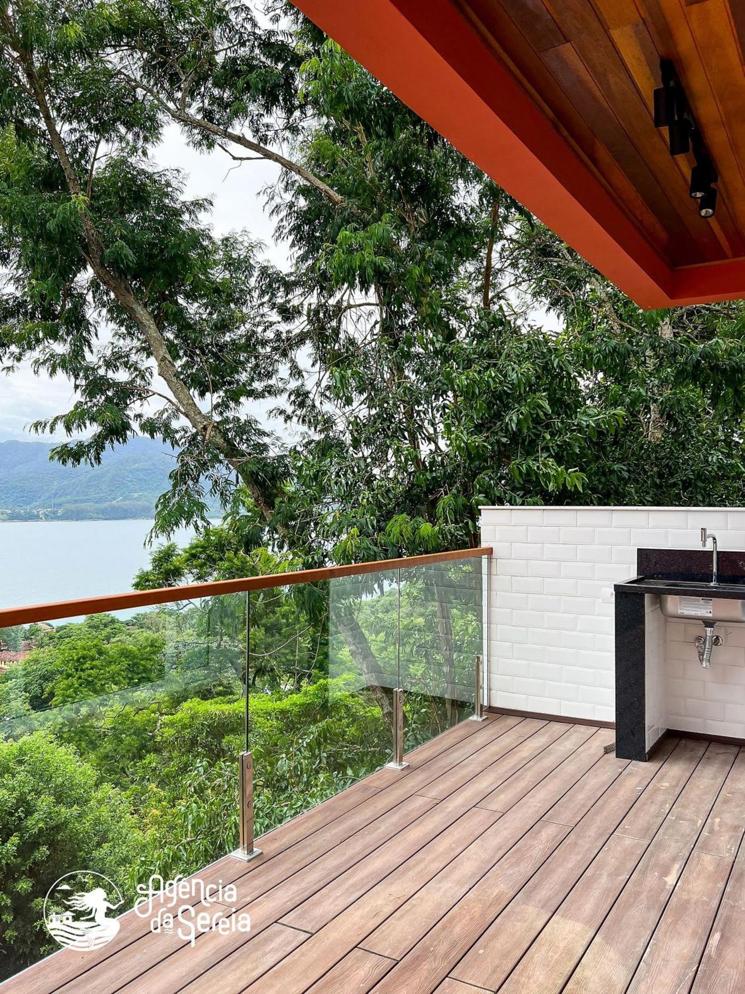 Linda Casa Com Vista Incrivel Em Condominio No Sul Da Ilha Ильябела Экстерьер фото