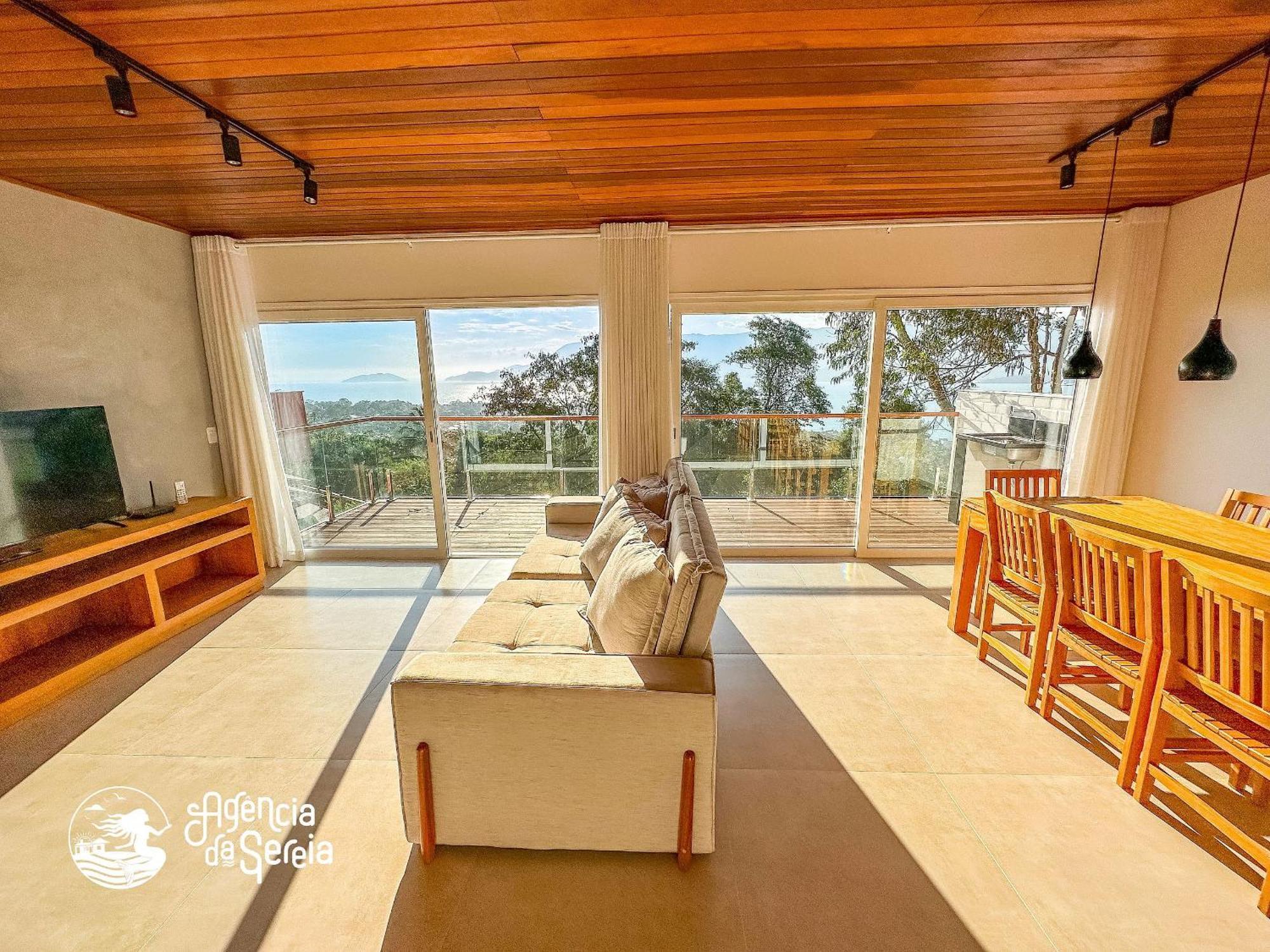 Linda Casa Com Vista Incrivel Em Condominio No Sul Da Ilha Ильябела Экстерьер фото