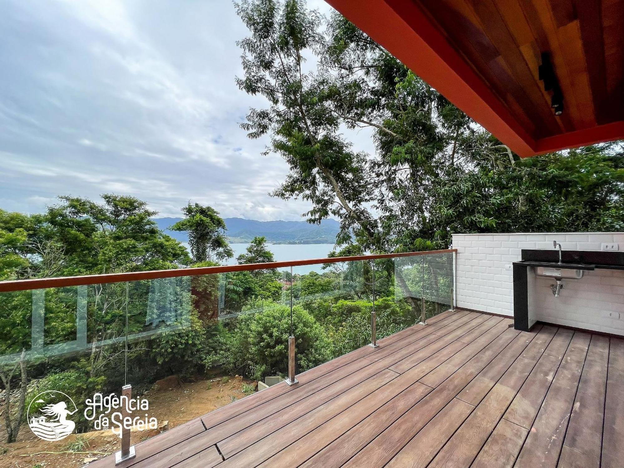 Linda Casa Com Vista Incrivel Em Condominio No Sul Da Ilha Ильябела Экстерьер фото