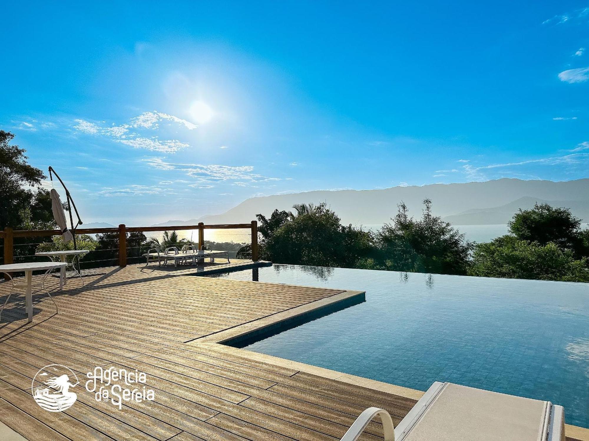 Linda Casa Com Vista Incrivel Em Condominio No Sul Da Ilha Ильябела Экстерьер фото
